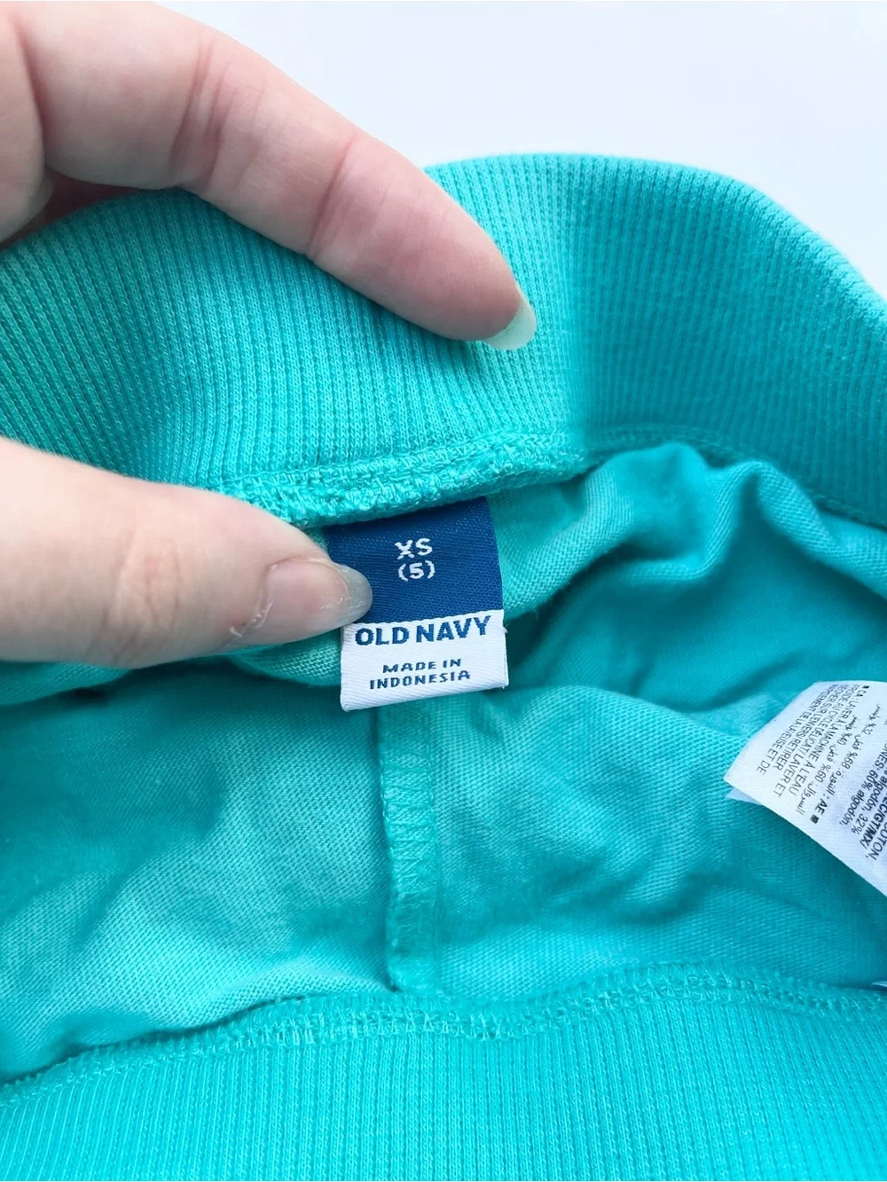 Old Navy Girls Cerulean Blue Smiley Face Skirt XS 5